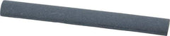 Grier Abrasives - Half Round, Silicone Carbide, Finishing Stick - 4" Long x 1/2" Width, 3/32" Diam x 1-1/2" Long Shank, Fine Grade - Industrial Tool & Supply