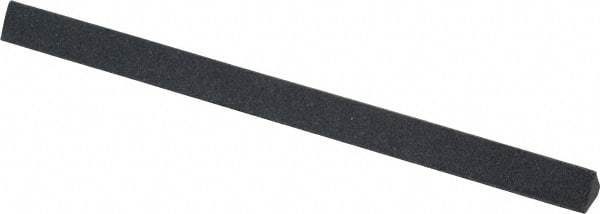 Grier Abrasives - Three Square, Silicone Carbide, Finishing Stick - 4" Long x 1/4" Width, 3/32" Diam x 1-1/2" Long Shank, Fine Grade - Industrial Tool & Supply