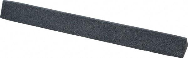 Grier Abrasives - Three Square, Silicone Carbide, Finishing Stick - 4" Long x 3/8" Width, 3/32" Diam x 1-1/2" Long Shank, Medium Grade - Industrial Tool & Supply