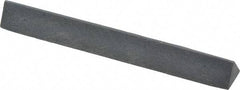 Grier Abrasives - Three Square, Silicone Carbide, Finishing Stick - 4" Long x 3/8" Width, 3/32" Diam x 1-1/2" Long Shank, Fine Grade - Industrial Tool & Supply