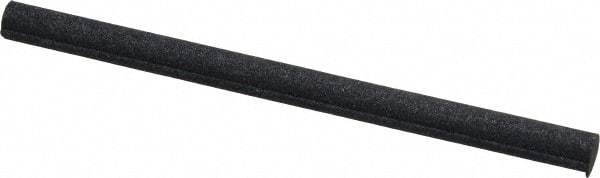 Grier Abrasives - Round, Silicone Carbide, Finishing Stick - 4" Long x 1/4" Width, 3/32" Diam x 1-1/2" Long Shank, Medium Grade - Industrial Tool & Supply