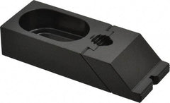 TE-CO - 3-7/8" OAL x 1-1/2" Overall Width, Low Grip Nose, Steel Manual Edge Clamp - Black Oxide Coating, 7/8" High, 5/8" Socket Cap Screw Slot, 1-1/4" Travel - Industrial Tool & Supply