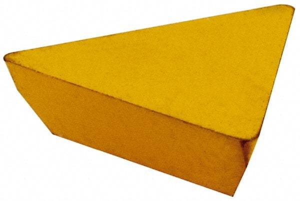 Value Collection - TEGE731 Grade TCN55 Carbide Turning Insert - TiN Finish, 60° Triangle, 7/32" Inscr Circle, 3/32" Thick, 1/64" Corner Radius - Industrial Tool & Supply