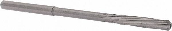 Magafor - 5/32" Solid Carbide 6 Flute Chucking Reamer - Spiral Flute, 0.158" Straight Shank, 3/4" Flute Length, 2-61/64" OAL - Industrial Tool & Supply