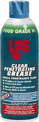 LPS - 11 oz Aerosol w/ PTFE Penetrating Grease - Clear, Food Grade, 400°F Max Temp, - Industrial Tool & Supply