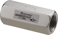 PRO-SOURCE - 3/8" Aluminum Check Valve - Inline, FNPT x FNPT - Industrial Tool & Supply