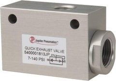 PRO-SOURCE - 1/4" NPT Quick Exhaust Valve - 3/8" Exhaust Port, 7.1 to 140.78 psi, Aluminum Alloy Material - Industrial Tool & Supply