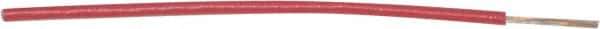 Made in USA - 16 AWG, 26 Strand, 100' OAL, Tinned Copper Hook Up Wire - Red PVC Jacket, 0.092" Diam - Industrial Tool & Supply