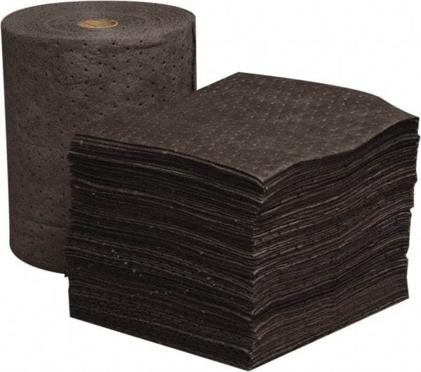 PRO-SAFE - 24 Gal Capacity per Package, Universal Roll - 150' Long x 15" Wide, Polypropylene - Industrial Tool & Supply