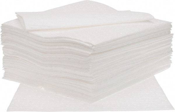 PRO-SAFE - 39 Gal Capacity per Package, Oil Only Pad - 19" Long x 15" Wide, Polypropylene - Industrial Tool & Supply