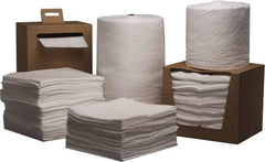 PRO-SAFE - 21 Gal Capacity per Package, Oil Only Pad - 19" Long x 15" Wide, Polypropylene - Industrial Tool & Supply