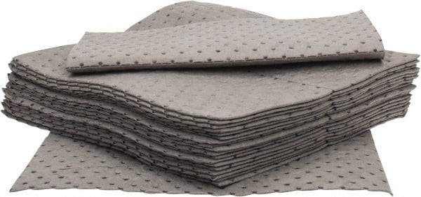 PRO-SAFE - 39 Gal Capacity per Package, Universal Pad - 17" Long x 15" Wide, Polypropylene - Industrial Tool & Supply