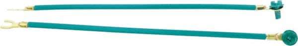 Ideal - 12 to 8 AWG, 6 Inch Overall Length, Screw Pigtail Connector - Green, No. 10 Fork Terminal, cUL Listed, NEC, RoHS Compliant, UL Listed - Industrial Tool & Supply