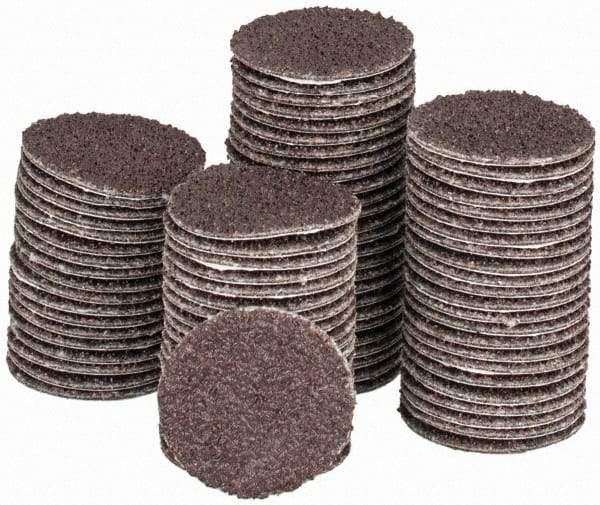 Tru-Maxx - 3/4" Diam, 80 Grit Aluminum Oxide Adhesive PSA Disc - Medium Grade, X Weighted Cloth Backing, For Right Angle/Vertical Shaft Portable Grinders - Industrial Tool & Supply