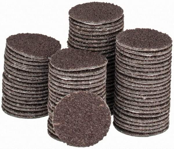 Tru-Maxx - 3/4" Diam, 50 Grit Aluminum Oxide Adhesive PSA Disc - Coarse Grade, X Weighted Cloth Backing, For Right Angle/Vertical Shaft Portable Grinders - Industrial Tool & Supply