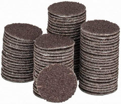 Tru-Maxx - 3/4" Diam, 50 Grit Aluminum Oxide Adhesive PSA Disc - Coarse Grade, X Weighted Cloth Backing, For Right Angle/Vertical Shaft Portable Grinders - Industrial Tool & Supply