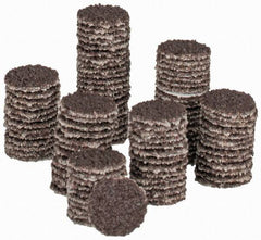 Tru-Maxx - 1/2" Diam, 50 Grit Aluminum Oxide Adhesive PSA Disc - Coarse Grade, X Weighted Cloth Backing, For Right Angle/Vertical Shaft Portable Grinders - Industrial Tool & Supply