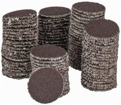 Tru-Maxx - 1/2" Diam, 320 Grit Aluminum Oxide Adhesive PSA Disc - Extra Fine Grade, X Weighted Cloth Backing, For Right Angle/Vertical Shaft Portable Grinders - Industrial Tool & Supply