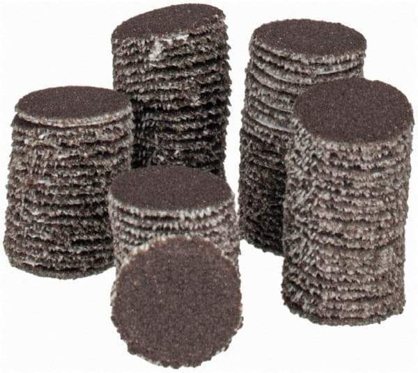 Tru-Maxx - 1/2" Diam, 180 Grit Aluminum Oxide Adhesive PSA Disc - Very Fine Grade, X Weighted Cloth Backing, For Right Angle/Vertical Shaft Portable Grinders - Industrial Tool & Supply