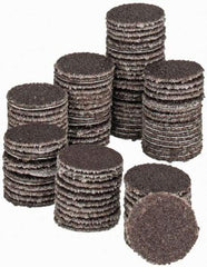 Tru-Maxx - 1/2" Diam, 120 Grit Aluminum Oxide Adhesive PSA Disc - Fine Grade, X Weighted Cloth Backing, For Right Angle/Vertical Shaft Portable Grinders - Industrial Tool & Supply