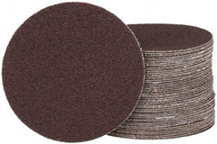 Tru-Maxx - 4" Diam, 80 Grit Aluminum Oxide Adhesive PSA Disc - Medium Grade, X Weighted Cloth Backing, For Right Angle/Vertical Shaft Portable Grinders - Industrial Tool & Supply