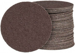 Tru-Maxx - 4" Diam, 50 Grit Aluminum Oxide Adhesive PSA Disc - Coarse Grade, X Weighted Cloth Backing, For Right Angle/Vertical Shaft Portable Grinders - Industrial Tool & Supply