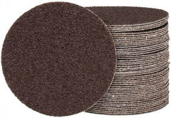 Tru-Maxx - 4" Diam, 40 Grit Aluminum Oxide Adhesive PSA Disc - Coarse Grade, X Weighted Cloth Backing, For Right Angle/Vertical Shaft Portable Grinders - Industrial Tool & Supply