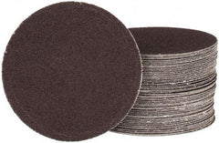 Tru-Maxx - 4" Diam, 120 Grit Aluminum Oxide Adhesive PSA Disc - Fine Grade, X Weighted Cloth Backing, For Right Angle/Vertical Shaft Portable Grinders - Industrial Tool & Supply