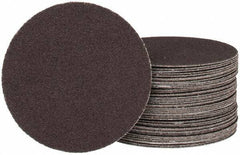 Tru-Maxx - 4" Diam, 100 Grit Aluminum Oxide Adhesive PSA Disc - Fine Grade, X Weighted Cloth Backing, For Right Angle/Vertical Shaft Portable Grinders - Industrial Tool & Supply