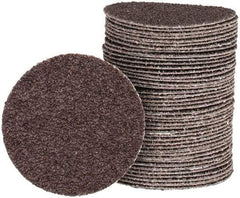 Tru-Maxx - 3" Diam, 36 Grit Aluminum Oxide Adhesive PSA Disc - Very Coarse Grade, X Weighted Cloth Backing, For Right Angle/Vertical Shaft Portable Grinders - Industrial Tool & Supply