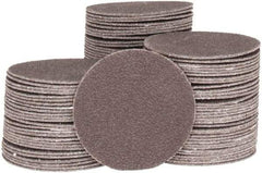 Tru-Maxx - 2" Diam, 100 Grit Aluminum Oxide Adhesive PSA Disc - Fine Grade, X Weighted Cloth Backing, For Right Angle/Vertical Shaft Portable Grinders - Industrial Tool & Supply