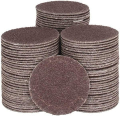 Tru-Maxx - 1-1/2" Diam, 80 Grit Aluminum Oxide Adhesive PSA Disc - Medium Grade, X Weighted Cloth Backing, For Right Angle/Vertical Shaft Portable Grinders - Industrial Tool & Supply