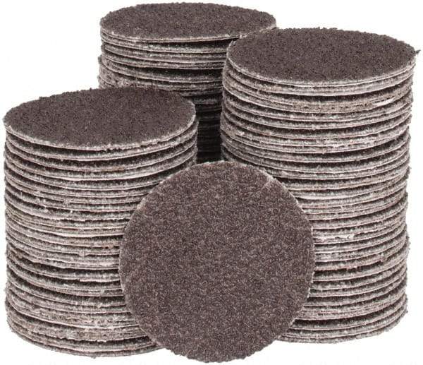 Tru-Maxx - 1-1/2" Diam, 60 Grit Aluminum Oxide Adhesive PSA Disc - Medium Grade, X Weighted Cloth Backing, For Right Angle/Vertical Shaft Portable Grinders - Industrial Tool & Supply