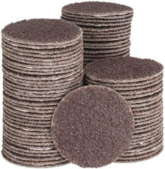 Tru-Maxx - 1-1/2" Diam, 40 Grit Aluminum Oxide Adhesive PSA Disc - Coarse Grade, X Weighted Cloth Backing, For Right Angle/Vertical Shaft Portable Grinders - Industrial Tool & Supply