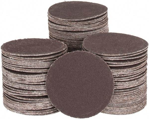 Tru-Maxx - 1-1/2" Diam, 320 Grit Aluminum Oxide Adhesive PSA Disc - Extra Fine Grade, X Weighted Cloth Backing, For Right Angle/Vertical Shaft Portable Grinders - Industrial Tool & Supply
