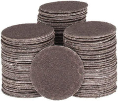 Tru-Maxx - 1-1/2" Diam, 100 Grit Aluminum Oxide Adhesive PSA Disc - Fine Grade, X Weighted Cloth Backing, For Right Angle/Vertical Shaft Portable Grinders - Industrial Tool & Supply