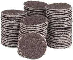Tru-Maxx - 1" Diam, 60 Grit Aluminum Oxide Adhesive PSA Disc - Medium Grade, X Weighted Cloth Backing, For Right Angle/Vertical Shaft Portable Grinders - Industrial Tool & Supply