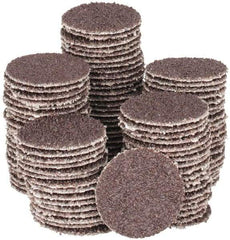 Tru-Maxx - 1" Diam, 40 Grit Aluminum Oxide Adhesive PSA Disc - Coarse Grade, X Weighted Cloth Backing, For Right Angle/Vertical Shaft Portable Grinders - Industrial Tool & Supply