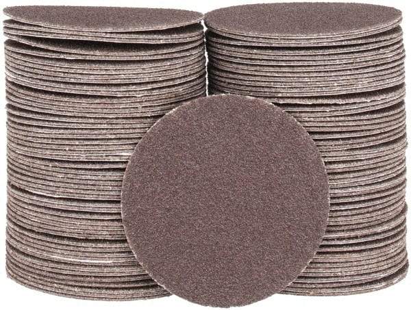 Tru-Maxx - 2" Diam, 120 Grit Aluminum Oxide Adhesive PSA Disc - Fine Grade, X Weighted Cloth Backing, For Right Angle/Vertical Shaft Portable Grinders - Industrial Tool & Supply