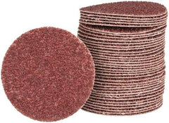 Tru-Maxx - 3" Diam, 24 Grit Aluminum Oxide Adhesive PSA Disc - Very Coarse Grade, X Weighted Cloth Backing, For Right Angle/Vertical Shaft Portable Grinders - Industrial Tool & Supply