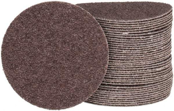 Tru-Maxx - 4" Diam, 36 Grit Aluminum Oxide Adhesive PSA Disc - Very Coarse Grade, X Weighted Cloth Backing, For Right Angle/Vertical Shaft Portable Grinders - Industrial Tool & Supply