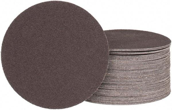 Tru-Maxx - 5" Diam, 100 Grit Aluminum Oxide Adhesive PSA Disc - Fine Grade, X Weighted Cloth Backing, For Dual-Action/Orbital Sanders, Right Angle/Vertical Shaft Portable Grinders - Industrial Tool & Supply