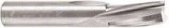 Amana Tool - 1/2" Cutting Diam x 1" Length of Cut, 3 Flute, Downcut Spiral Router Bit - Uncoated, Right Hand Cut, Solid Carbide, 3" OAL x 1/2" Shank Diam, 20° Helix Angle - Industrial Tool & Supply