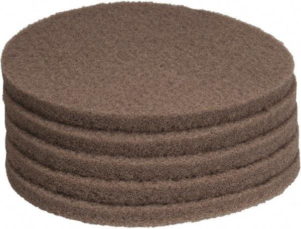 PRO-SOURCE - Polishing Pad - 15" Machine, Tan Pad, Polyester - Industrial Tool & Supply