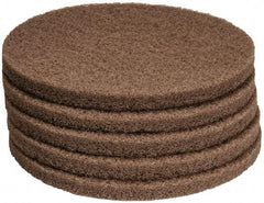 PRO-SOURCE - Polishing Pad - 14" Machine, Tan Pad, Polyester - Industrial Tool & Supply
