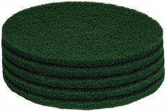 PRO-SOURCE - Stripping Pad - 20" Machine, Green Pad, Polyester - Industrial Tool & Supply