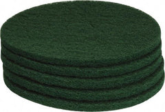 PRO-SOURCE - Stripping Pad - 19" Machine, Green Pad, Polyester - Industrial Tool & Supply