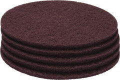 PRO-SOURCE - Stripping Pad - 20" Machine, Maroon Pad, Polyester - Industrial Tool & Supply