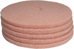 PRO-SOURCE - Polishing Pad - 20" Machine, Pink Pad, Polyester - Industrial Tool & Supply