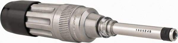 Sturtevant Richmont - 1 Piece, 0.8 to 4 N/m, Adjustable Torque Limiting Screwdriver - 7-3/4" OAL, 1/4" Drive, 2 In/Lb Graduation - Industrial Tool & Supply